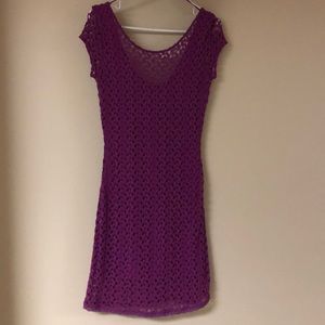 Free People Crochet Bodycon Dress